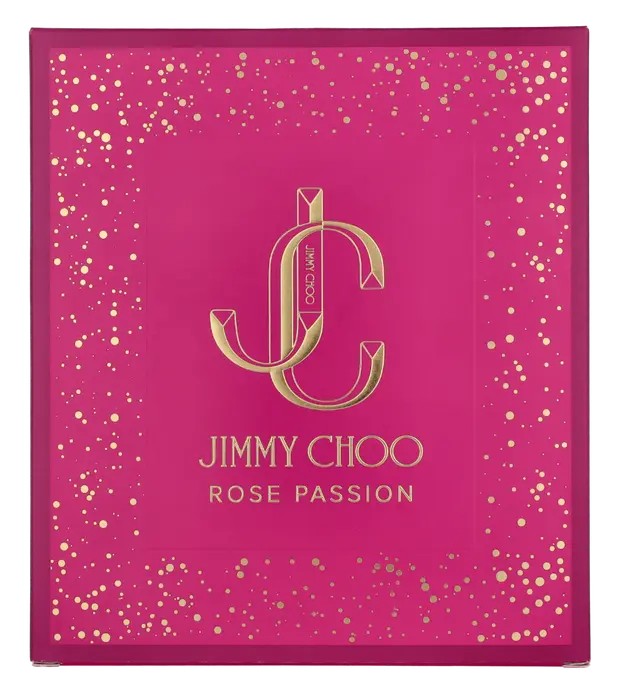 Jimmy Choo Rose Passion Giftset eau de parfum Spray 60ml Perfumed Body Lotion 100ml 18ml