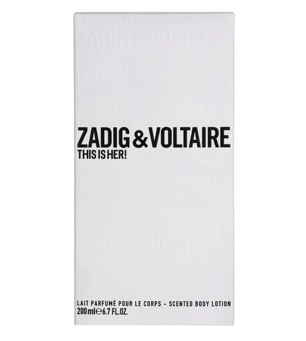 Zadig Voltaire THIS IS HER body lotion 200 ml Donna