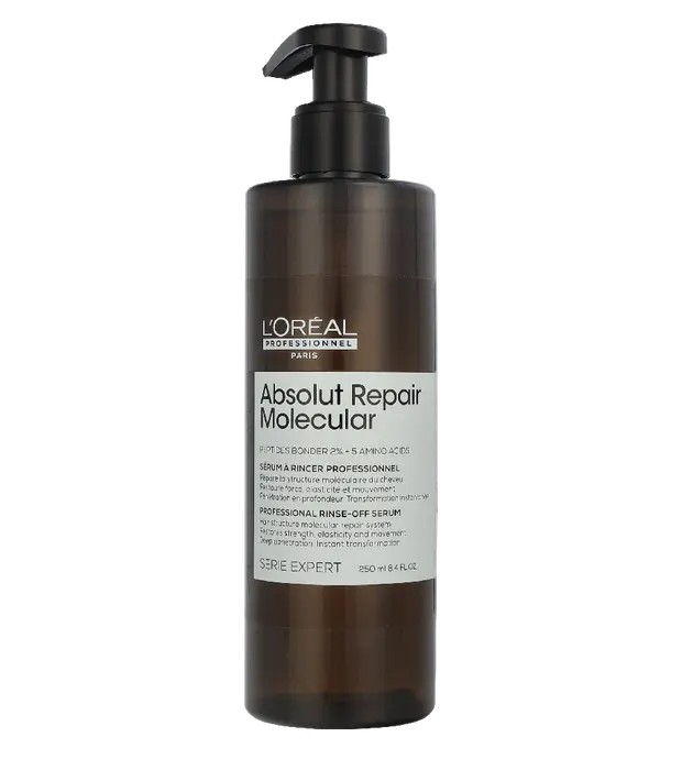 LOral Professionnel Paris ABSOLUT REPAIR MOLECULAR professional rinse treatment serum for damaged hair 250ml unisex