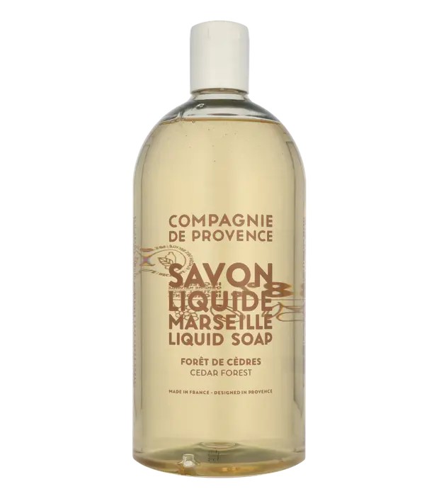 Compagnie De Provence Liquid Marseille Soap Refill Cedar Forest 495ml