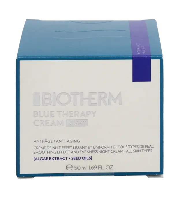 Biotherm Crema antirughe da notte per tutti i tipi di pelle Blue Therapy Night 50ml donna