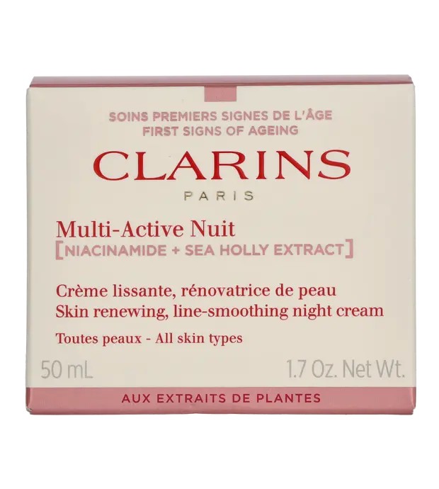 Clarins MultiActive Nuit Crema notte multiattiva per tutti i tipi di pelle donna 50ml