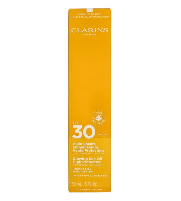 Clarins Olio solare luminoso SPF 30 donna 150ml