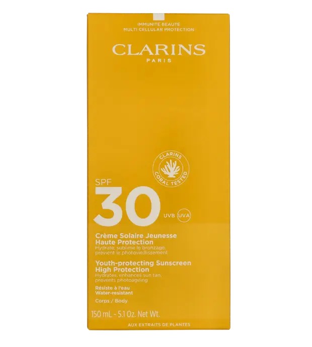 Clarins Youth-protecting Sunscreen SPF 30- Protective face cream donna 150ml