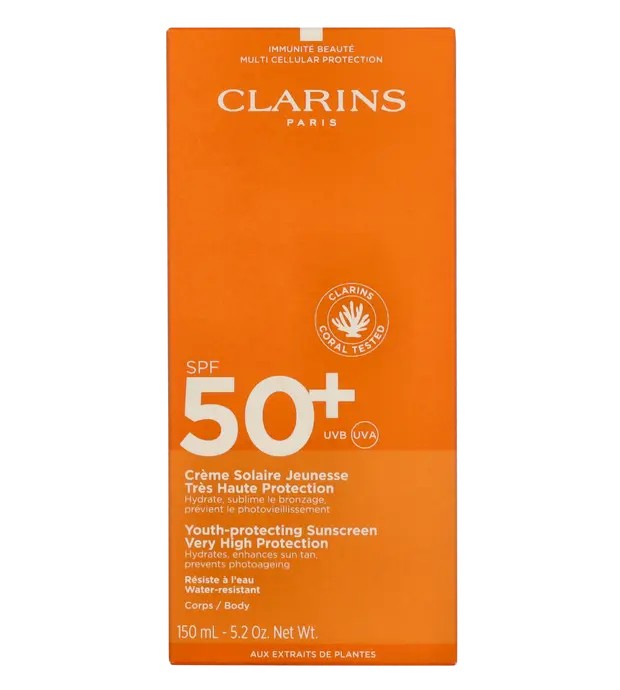 Clarins Youth-protecting Sunscreen SPF 50 donna 150ml