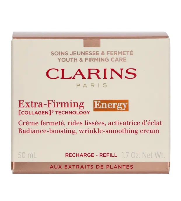 Clarins EXTRA FIRMING ENERGY crema rassodante, leviga le rughe, attiva la luminosità, ricarica da 50ml donna