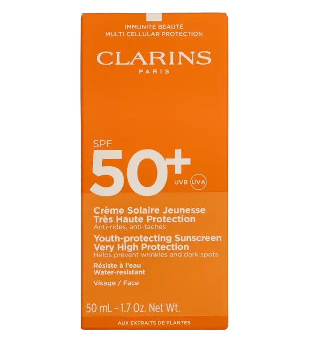 Clarins Crema viso SOLAR dry touch UVA/UVB50+ 50ml unisex