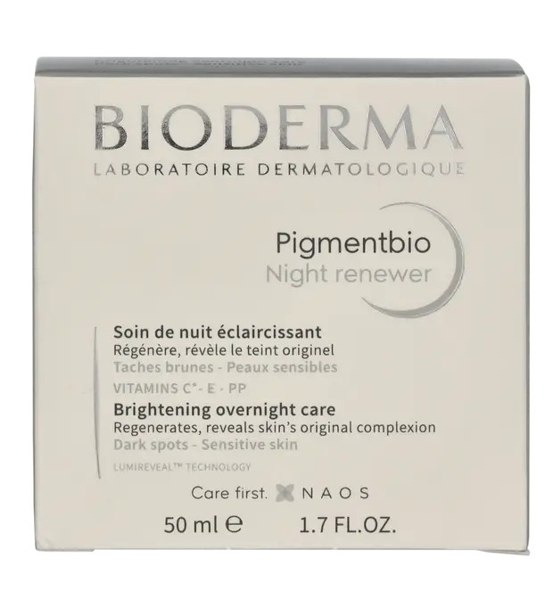 Bioderma PIGMENTBIO night renewer cuidado de noche iluminador 50 ml Unisex