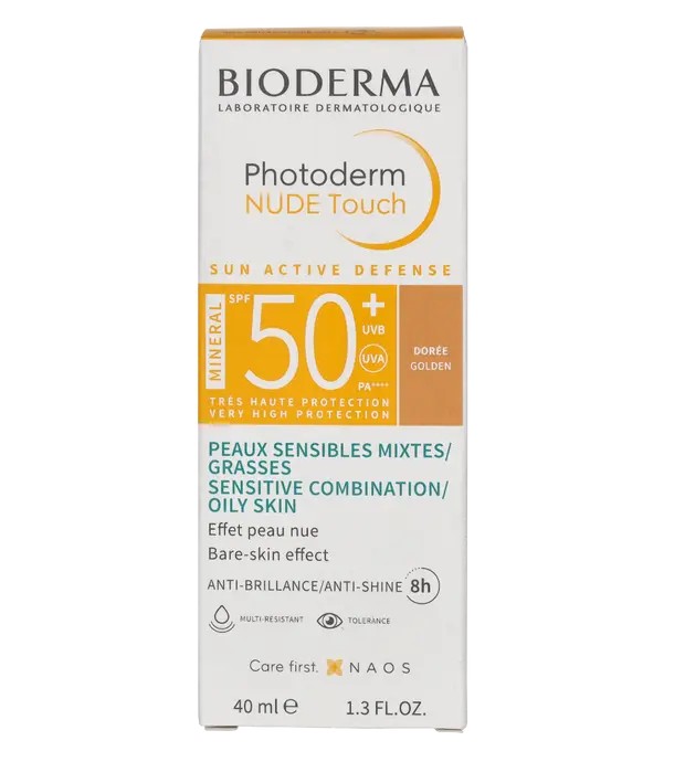 Bioderma PHOTODERM NUDE SPF50 dorado 40 ml Unisex
