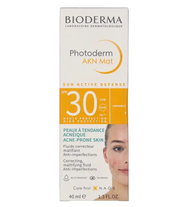 Bioderma PHOTODERM AKN MAT fluido pieles grasas y acnicas SPF30 40 ml Unisex