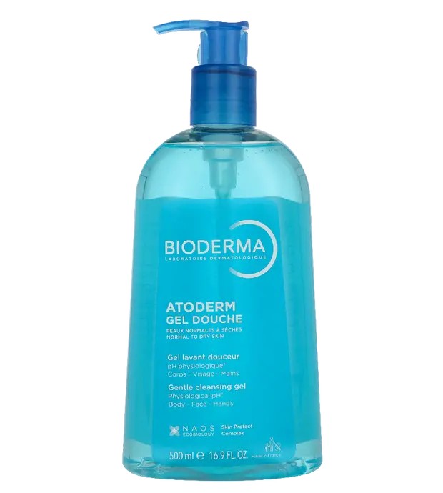Bioderma Atoderm Gel Doccia Delicato - gel doccia nutriente per pelli secche 500ml donna