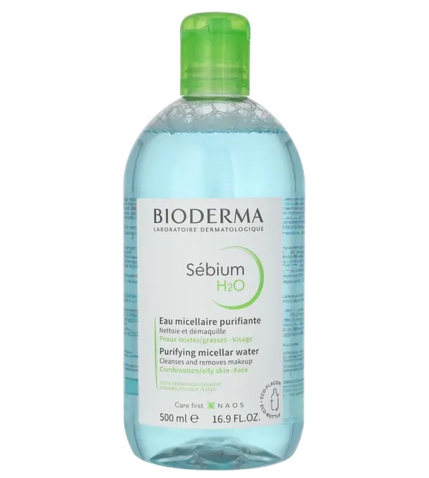 Bioderma acqua micellare sebium h2o per pelli grasse e miste 500 ml
