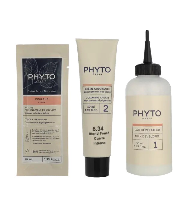Phyto PHYTOCOLOR n.6.34 Biondo Rame Scuro 4 unità donna