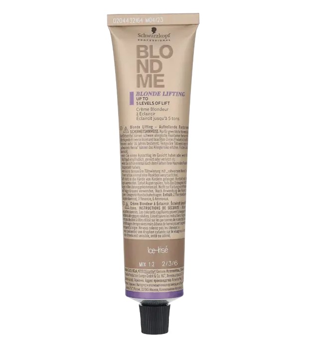 Schwarzkopf Blond Me Colors Lifting Creme Blondeur 60ml Ice-Irise