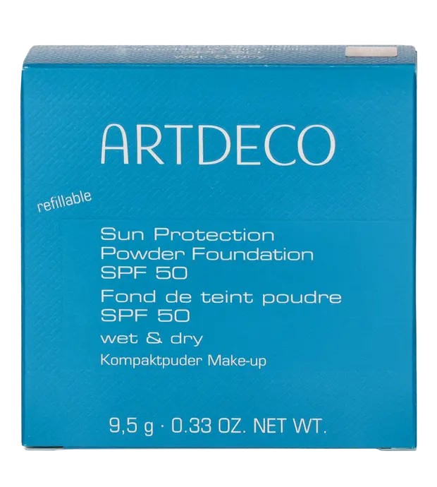 Artdeco SUN PROTECTION powder foundation SPF50 90light sand 95 gr Donna