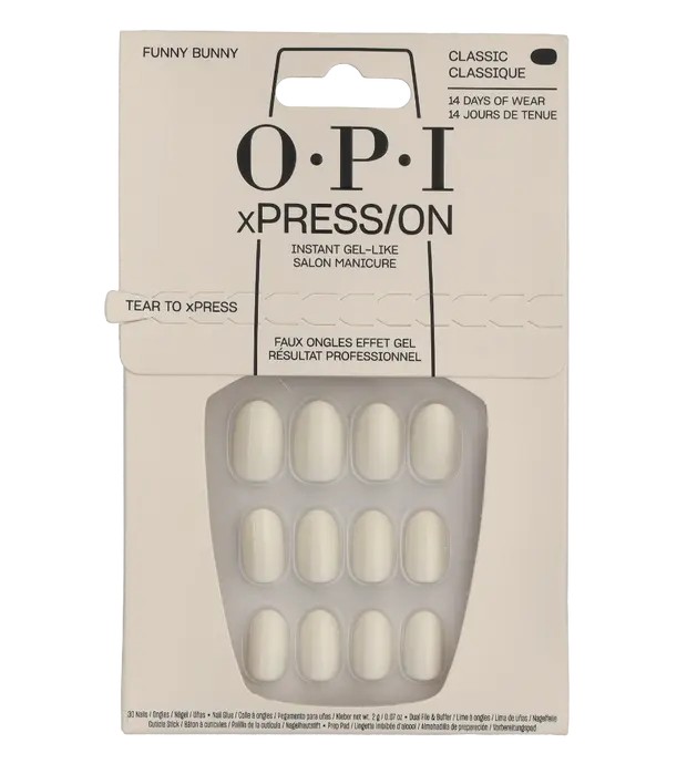 OPI Xpress-On Nail Art 30 unità Funny Bunny