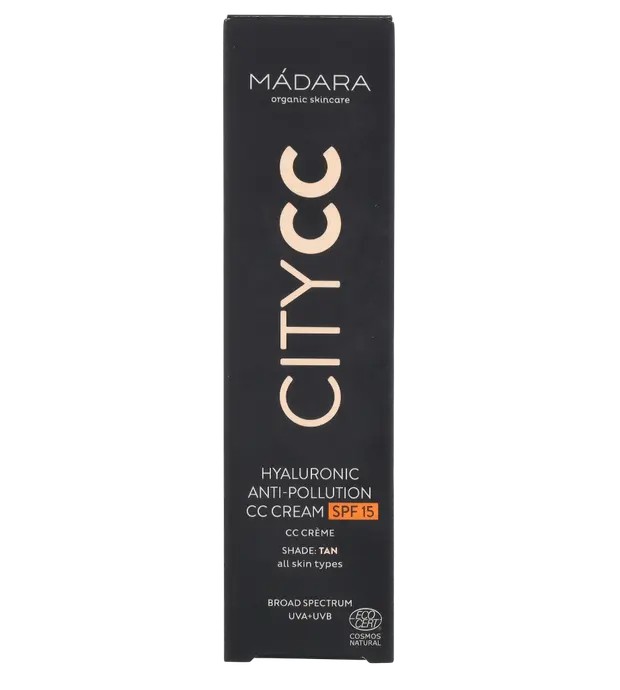 Madara city cc crema cc antipolucion hyaluronic spf15 tan 40ml donna