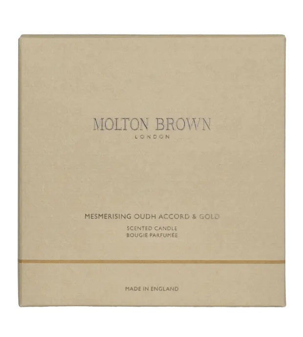 M.Brown Mesmerising Oudh Accord & Gold Candle 600g