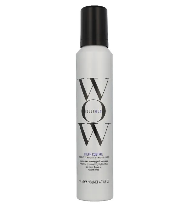 Color Wow Color Control Purple Toning Styling Foam blond hair donna 200ml