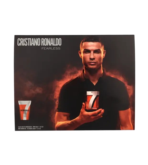 Cristiano Ronaldo CR7 Fearless Giftset uomo 180ml eau de toilette Spray 30ml-Showergel 150ml