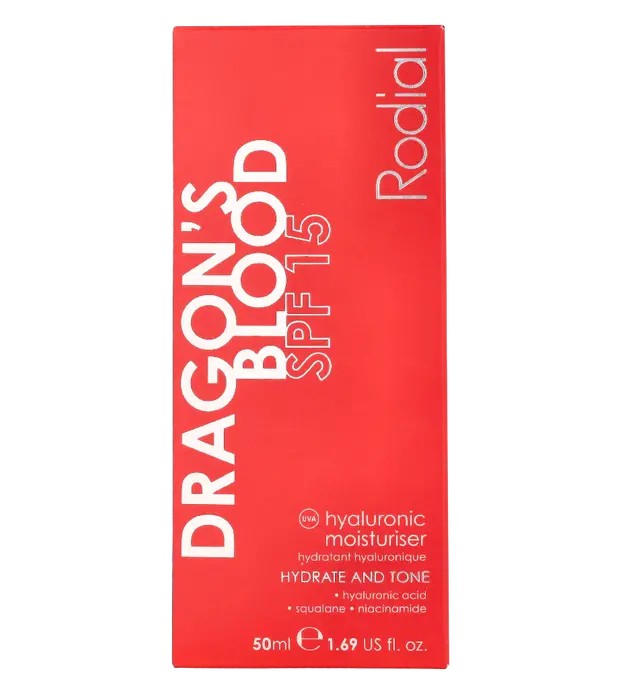 Rodial Dragons Blood Hyaluronic Moisturiser SPF15 50ml Hydrate And Tone