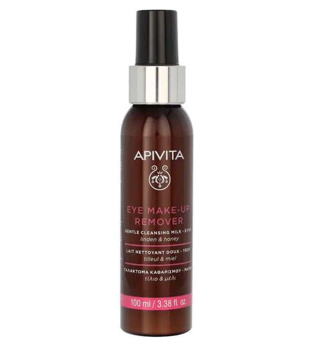 Apivita LECHE DESMAQUILLANTE suave para ojos con miel y tila 100 ml Donna