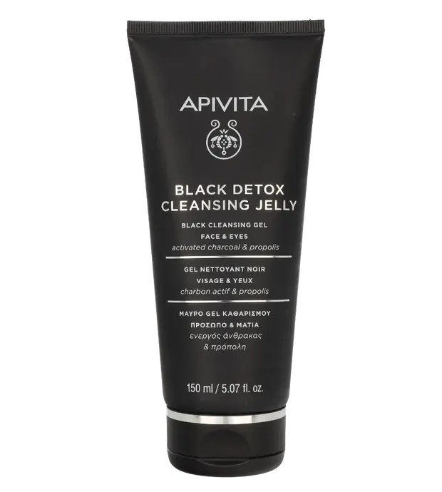 Apivita LIMPIADOR DETOX NEGRO con carbn activo y propleo 150 ml Donna