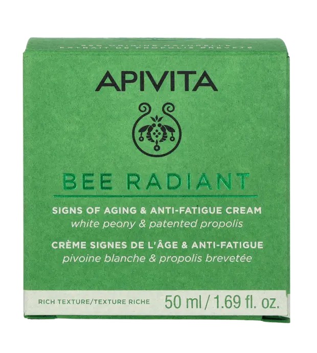 Apivita BEE RADIANT crema signos de la edad y antifatiga 50 ml Donna