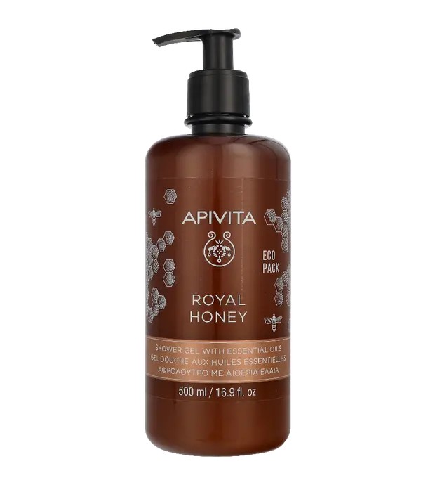 Apivita Royal Honey Shower Gel with Essential Oils 500ml