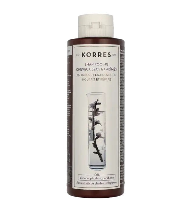 Korres Shampoo donna 250ml Almond And Linseed - Dry-Damaged Hair