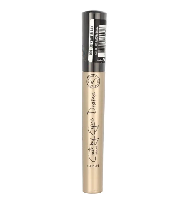 Gosh CATCHY EYES drama 001extreme black 10 ml Unisex