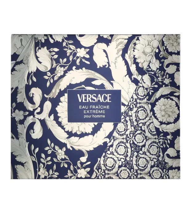 Versace Man Eau Fraiche Extreme Set regalo eau de parfum 50ml, gel doccia 50ml e balsamo per tibia 50ml donna