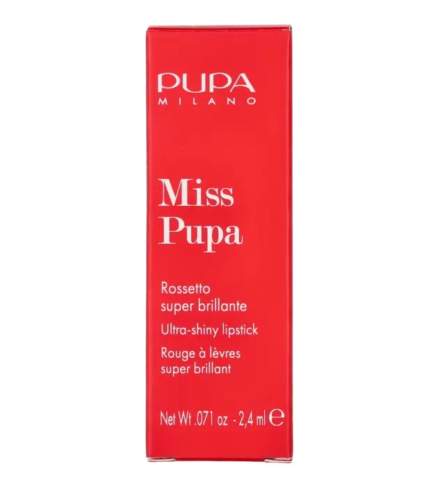 Pupa Rossetto Ultra Gloss Miss Pupa Ultra Brilliant Lips tick 24 ml donna 100 Creamy