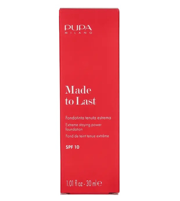 Pupa Trucco a lunga durata SPF 10 Made To Last fondotinta Total Comfort 30 ml donna 030 Natural Beige