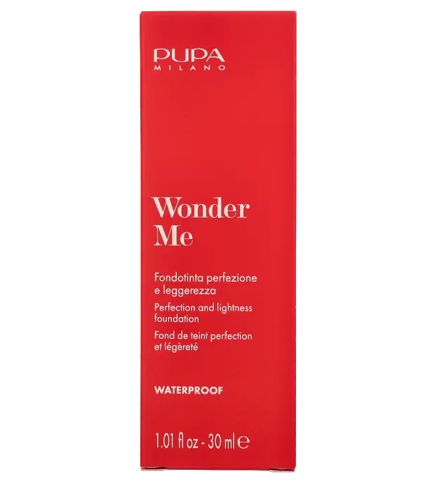 Pupa Wonder Me ParabenFree Waterproof Liquid Foundation 010 Porcelain Neutral 30ml donna