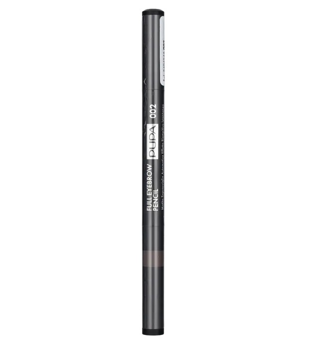 Pupa Full ParabenFree Definer DoubleEnded Eyebrow Cream Pencil Brush 2In1 002 Brown 02 g donna