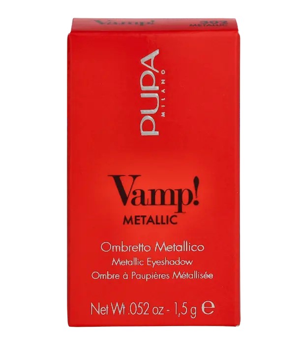 Pupa Vamp! Metallic Eyeshadow n.302 Pure Silver 5ml
