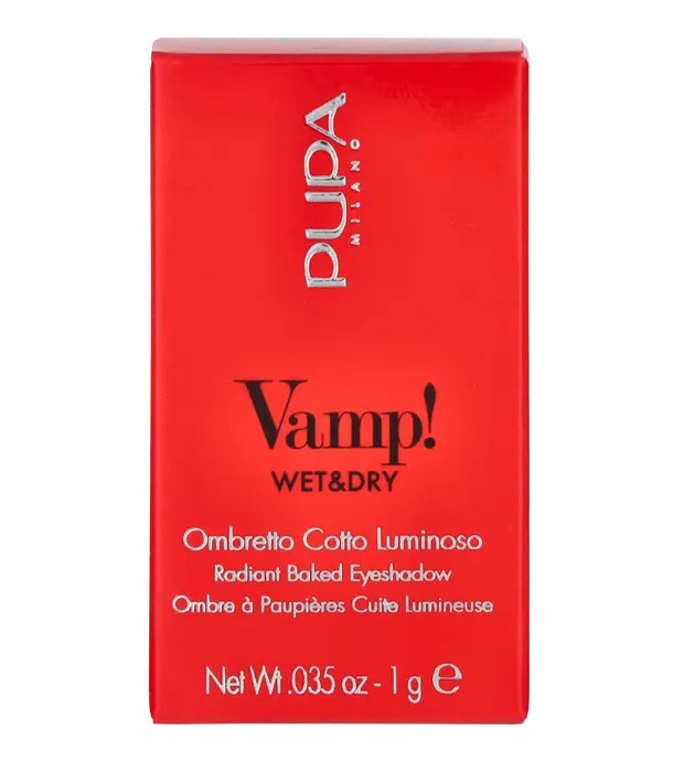 Pupa Vamp! Wet & Dry Eyeshadow 1g Numero 401 White Snow