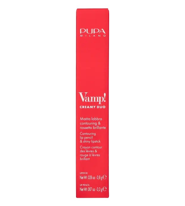 Pupa Vamp! Creamy Duo Lip Pencil 10g Numero 006 Deep Rose