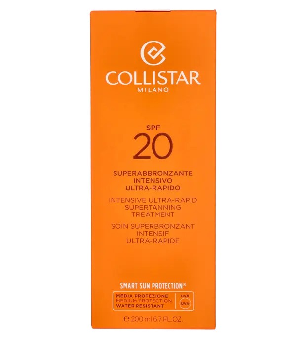 Collistar SUPERABBRONZANTE INTENSIVO ULTRA RAPIDO SPF 20 200 ML