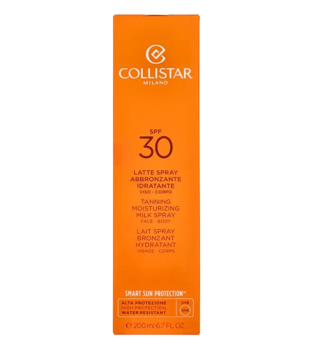 Collistar SPRAY BRONCEADOR leche hidratante SPF30 200ml unisex