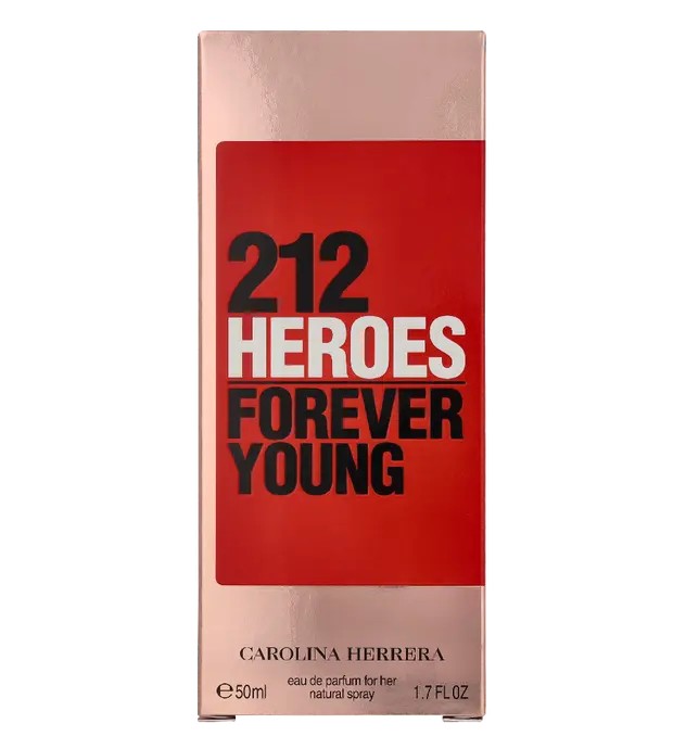 Carolina Herrera 212 HEROES FOR HER eau de parfum spray 50ml donna