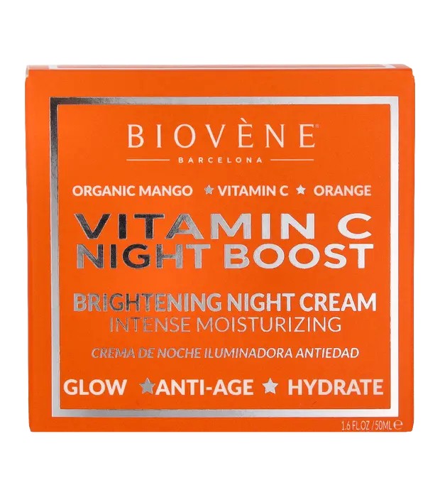 Biovne VITAMIN C NIGHT BOOST brightening night cream intense moisturizing 50 ml Donna