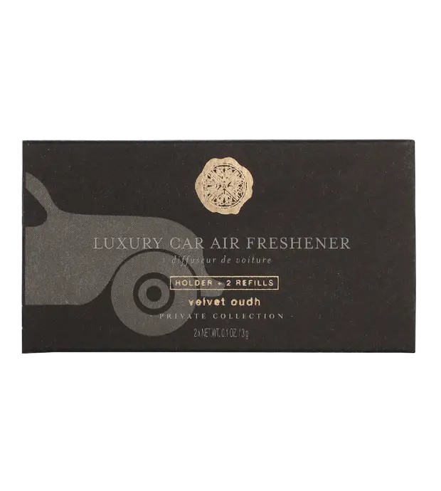 Rituals Private Collection Velvet Oudh Car Perfume Holder + Refills 2 x 3 g