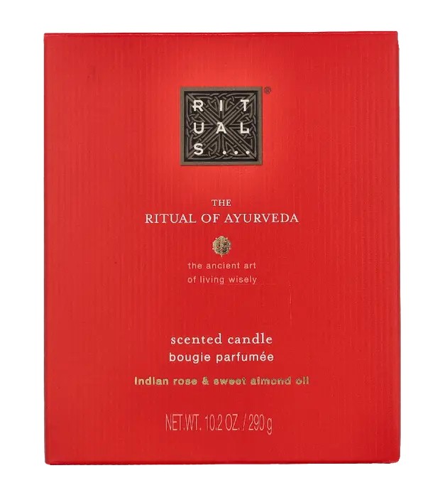 Rituals The Ritual of Ayurveda Scented Candle Indian Rose & Sweet Almond Oil 290 g
