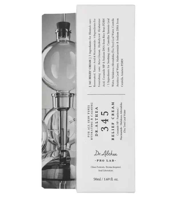 Dr.Althea 345 Relief Cream - Crema lenitiva con resveratrolo ed estratto di fico d'India 50ml donna
