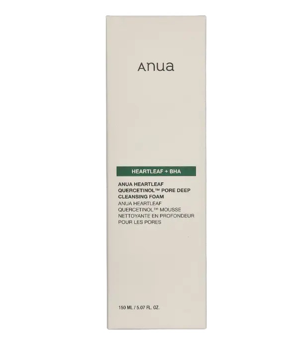 Anua Heartleaf Quercetinol Pore Deep Cleansing Foam 150ml unisex