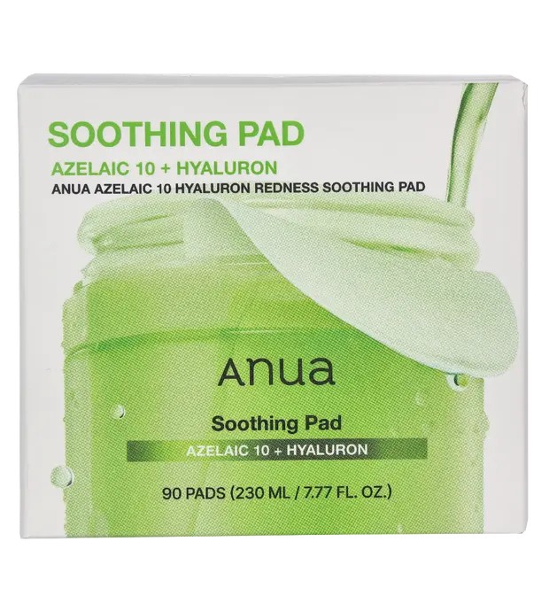 Anua Redness Soothing Pad - Tamponi lenitivi tonificanti (90 pezzi) donna