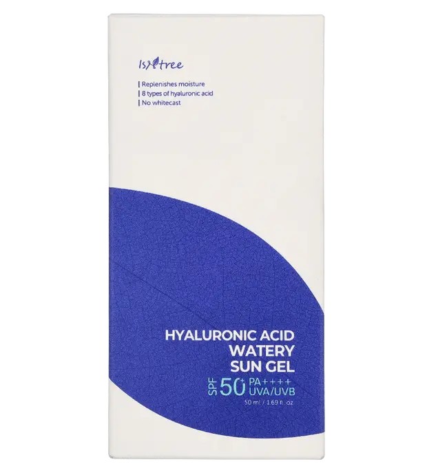 Isntree Gel solare acquoso allacido ialuronico SPF 50 donna 50ml