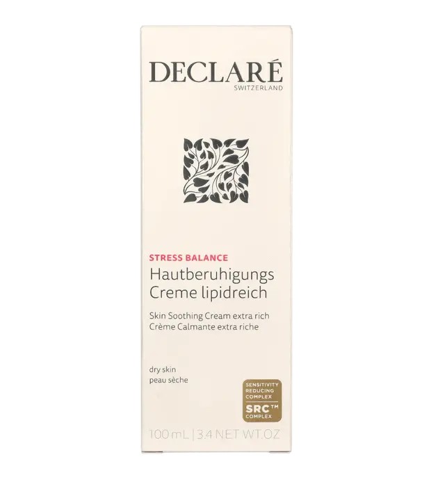 DECLAR Stress Balance Crema lenitiva per la pelle Extra Rich Crema lenitiva per la pelle spessa 100ml Donna